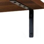 ShoperCart Floating Wall Shelves, Rustic Wooden Design, for Living Spaces, Trophy Stand (Set of one) - Image 2