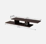 ShoperCart Wooden Floating Set Top Box Stand | Wall Shelf | Mount | Bracket | TV Unit for Home Decor | Setup Box Stand - Image 5