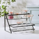 ShoperCart Metal 2-Tier Bathroom Organizer Rack, Kitchen Storage Rack, 26.5 x 17.8 x 18.5 cm, for Bathroom, Kitchen, Laundry Room, Bedroom, Living Room, Dining Room - Image 4