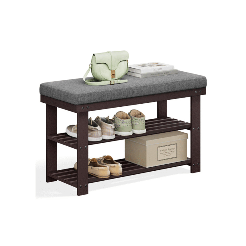 Shoe Organizer with Bench