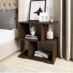 Shopercart End Table for Living Room with Storage - Coffee Table Without Drawer - Engineered Wood (Brown)