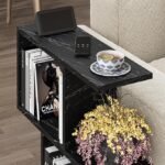 Modern Side End Table with Storage