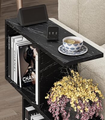Modern Side End Table with Storage