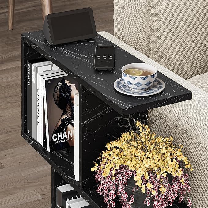Modern Side End Table with Storage