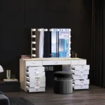 Shopercart  Dressing Table with Mirror - Image 3